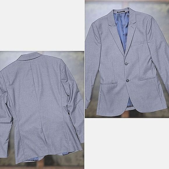 Topman Light Grey Skinny Suit 36R / 30S - Picture 3 of 16